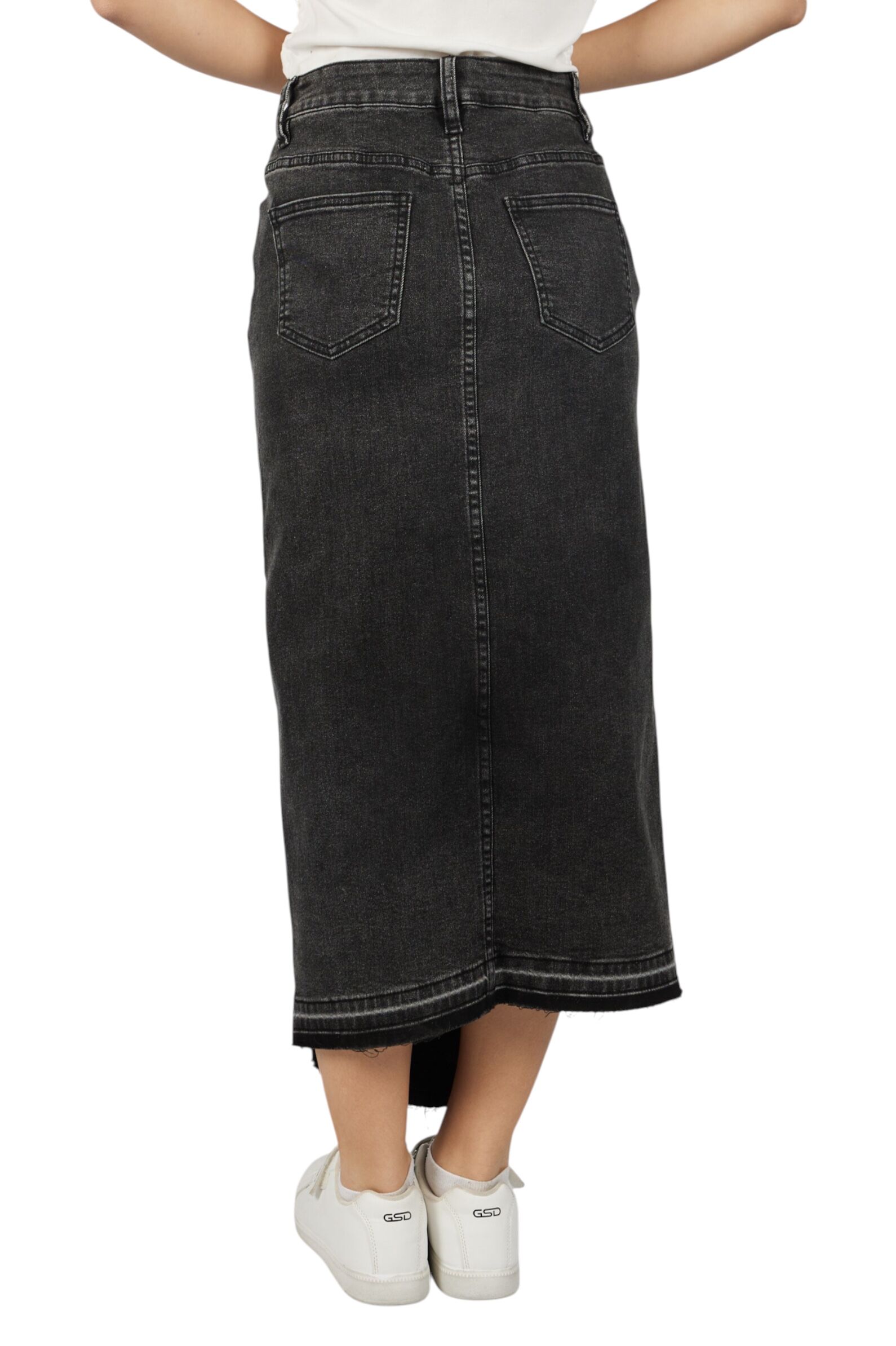 Юбка дев. АРТ.G-SK25430,чер,хл