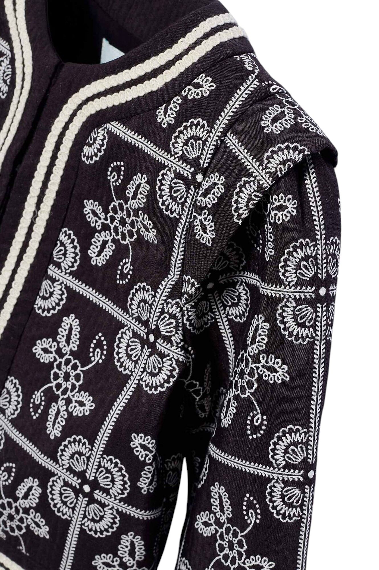 Жакет дев. АРТ.5840,чер-бел,пэ-хл